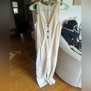 Madewell Cream button jumper